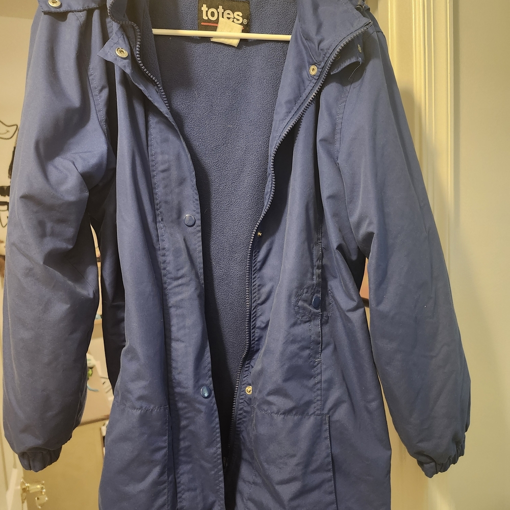Totes Blue Hooded Jacket